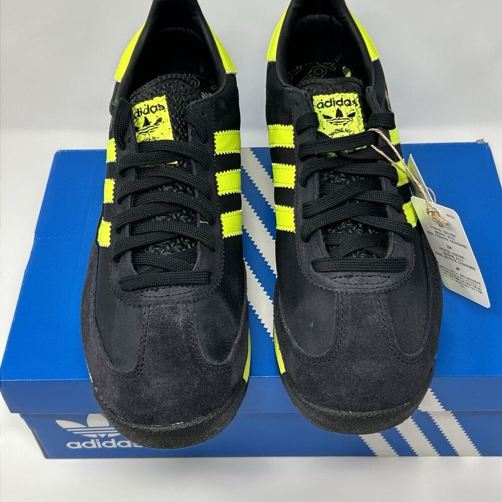 NEW adidas Originals SL 72 RS Men’s Black Yellow Sneaker IG4647 Size 9 - Picture 11 of 16